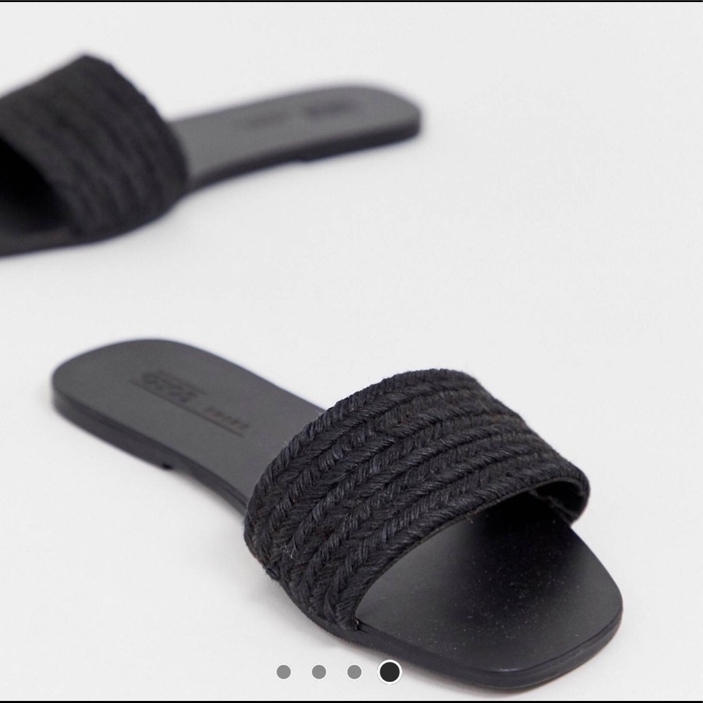 Black espadrille sandals